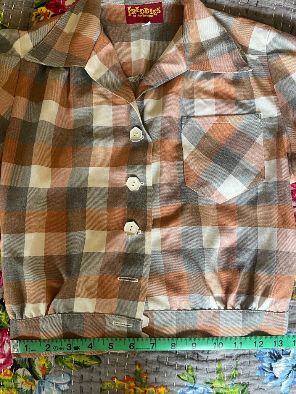 Gorgeous Vintage Autumn Button-up Shirt Freddies of Pinewood - Picture 3 of 3